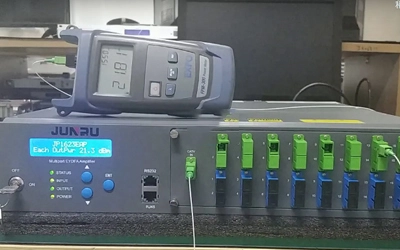 JUNPU Testvideo JP1623EAP EDFA WDM PON