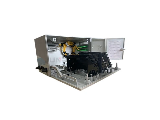 JUNPU CTO-48P 48-Faser Innenraum-Faserabschlussbox Vorderansicht geschlossen