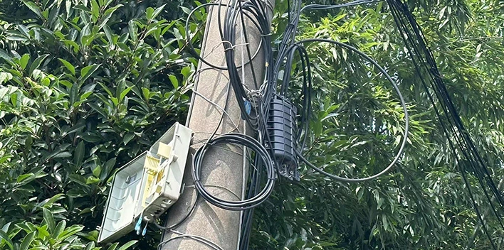 Glasfaserlösung für die Telekommunikation