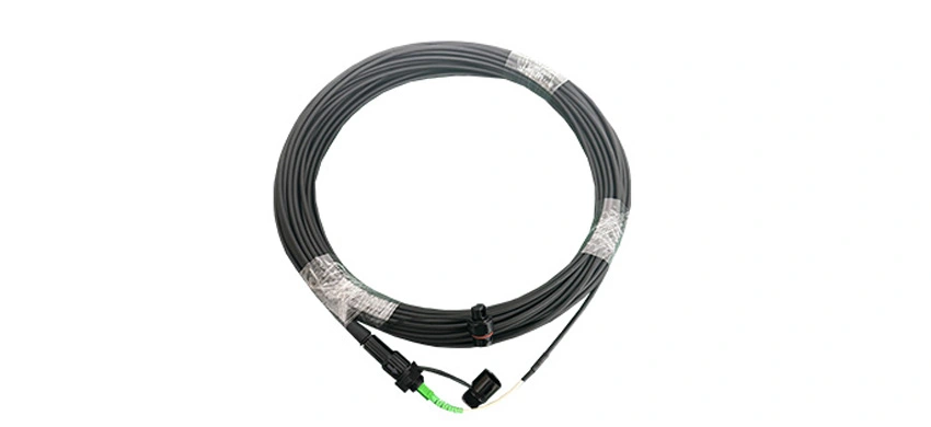 Vorverbundenes MINI SC Dropkabel mit optitap-Steckverbinder