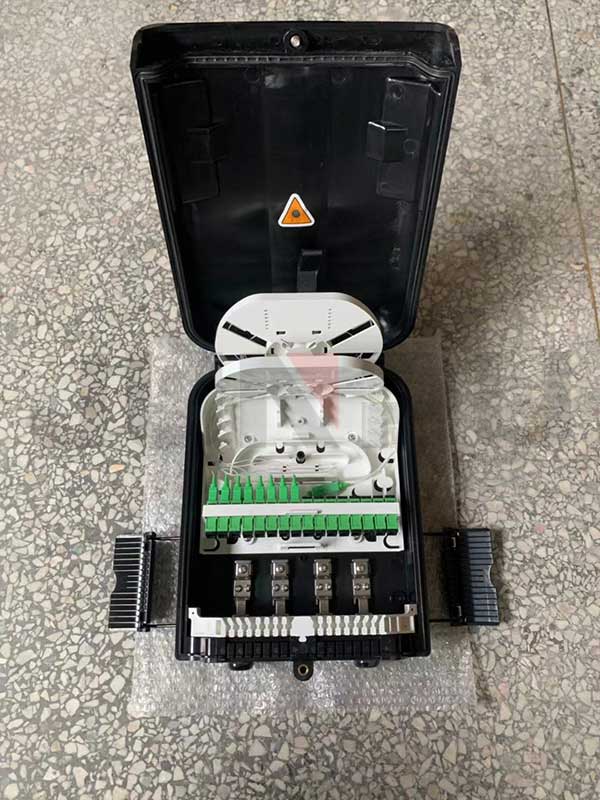 16 core fiber optic termination box 16-Faser-Glasfaser-Abschlusskasten
